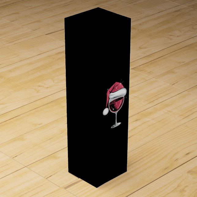 Red Wine Glass Christmas Funny Christmas Xmas  Box (Front)
