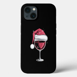 Red Wine Glass Christmas Funny Christmas Xmas  iPhone 13 Case