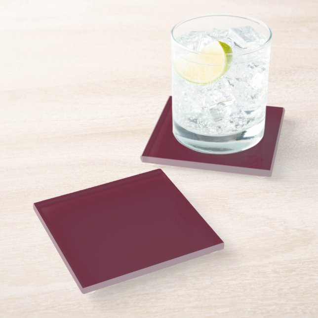 Red Wine Glass Coaster (Angled)
