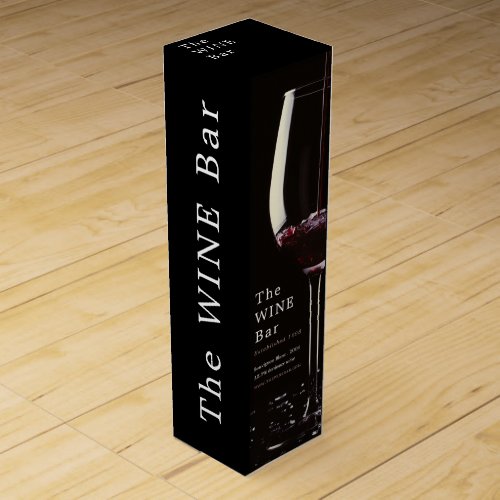 Red Wine Glass Wine BarWinery Wine Box