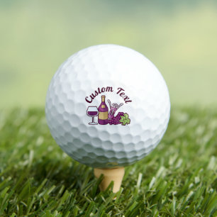 Red Wine Golf Balls