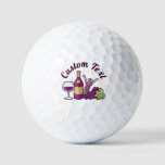 Red Wine Golf Balls