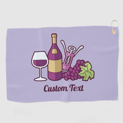 Red Wine Golf Towel