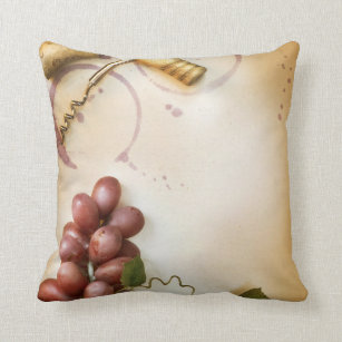 Wine Cork Decorative & Throw Pillows | Zazzle