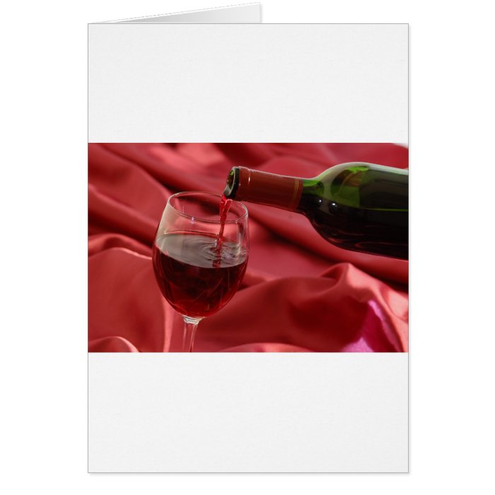 Red Wine Greeting Cards