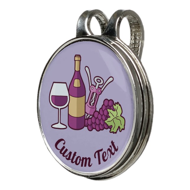 Red Wine Hat Clip (3/4)