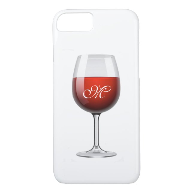 Red Wine iPhone X/8/7/11 Barely There Case (Back)