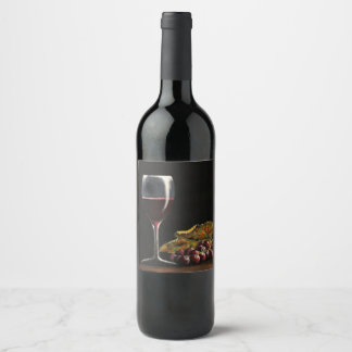 Red Wine Label