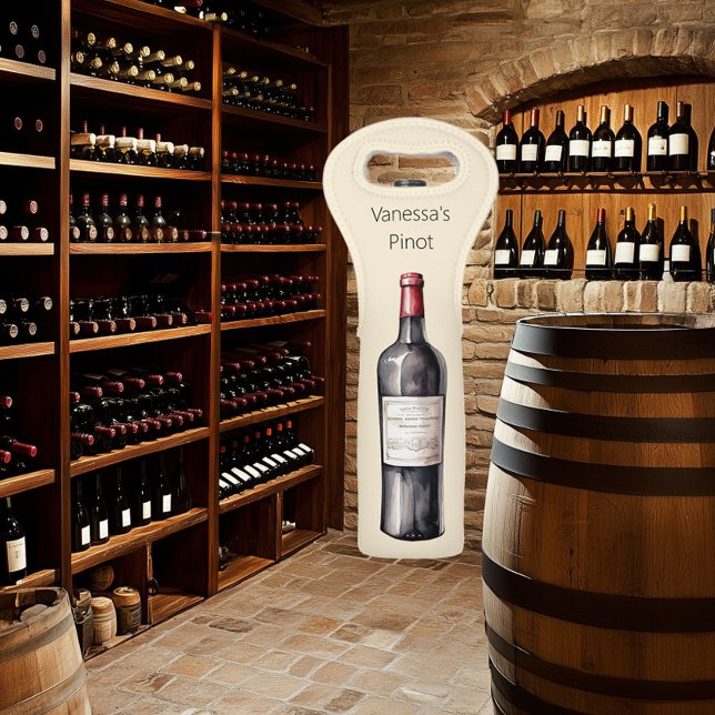 Red Wine Lover Carry Bag (personalized red wine insulated wine bag)