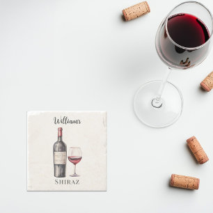 Red Wine Lover Coaster – Personalized Wine
