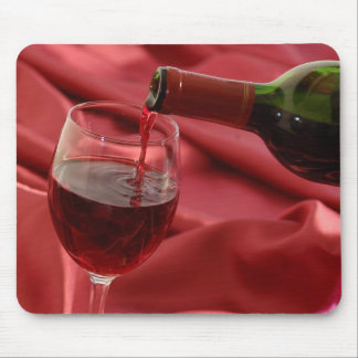 Red Wine Mouse Pad