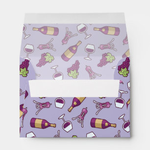 Red Wine Pattern Envelope