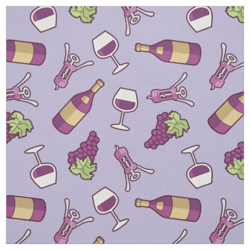 Red Wine Pattern Fabric
