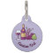 Red Wine Pet ID Tag