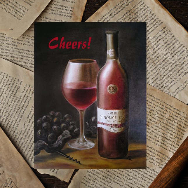 Red Wine Postcard (Creator Uploaded)