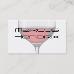 Red Wine Professional Business Cards