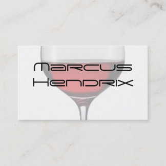 Red Wine Professional Business Cards