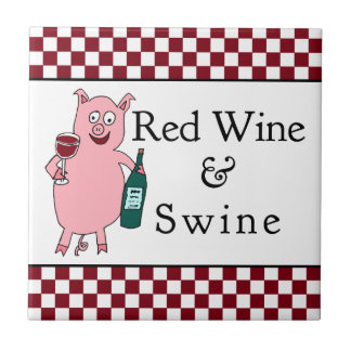 Red Wine & Swine Tile