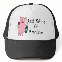 Red Wine & Swine Trucker Hat