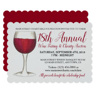 auction invitations zazzle