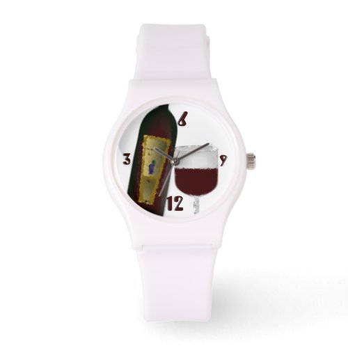 Red Wine Time Watch