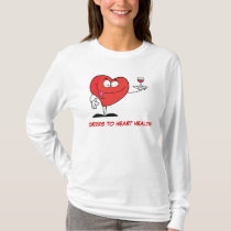 Red Wine Toast to Heart Health T-Shirt