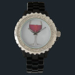 Red Wine Wines Glass Wineglass Merlot Watch<br><div class="desc">Watch features an original marker illustration of a glass of red wine.</div>