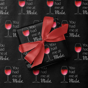 Red Wine  Wrapping Paper Sheets