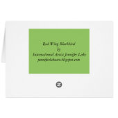 Red Wing Blackbird (Back Horizontal)