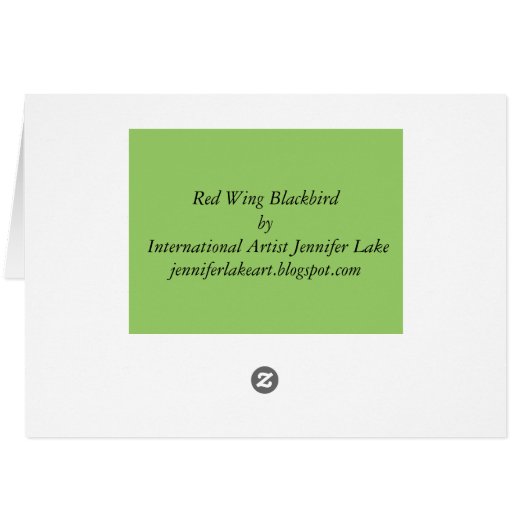 Red Wing Blackbird (Back Horizontal)