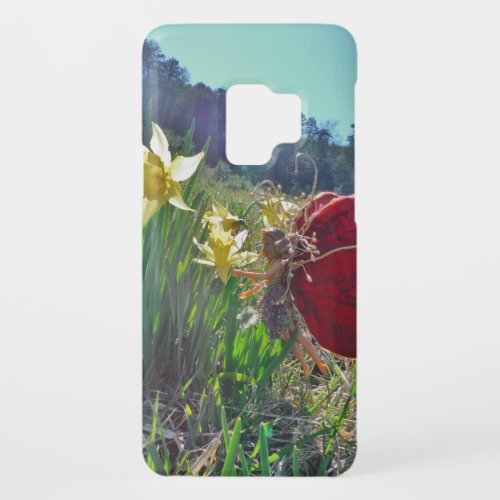 red wing fairy and daffodils Case_Mate samsung galaxy s9 case