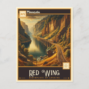 Red Wing, Minnesota    Vintage Postcard