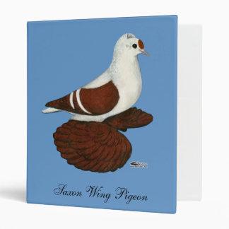 Red Wing Pigeon 3 Ring Binder