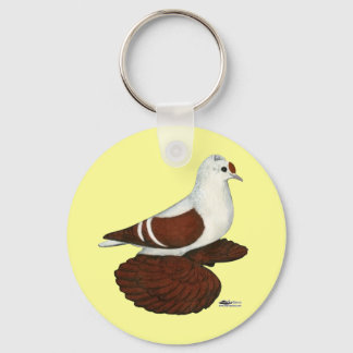 Red Wing Pigeon Keychain