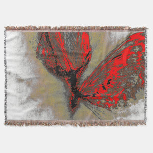 Red Wing Throw Blanket