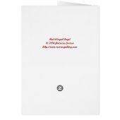 Red Winged Angel Cards (Back)