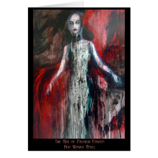 Red Winged Angel Cards (Front)