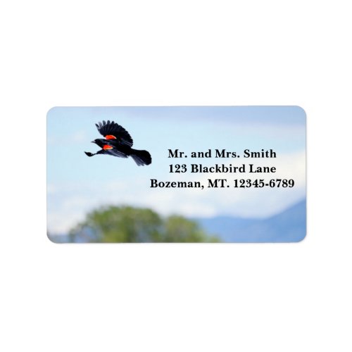 Red_Winged Blackbird Address Label
