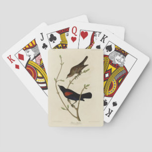 Red-winged Blackbird - Audubon's Birds of America Poker Cards