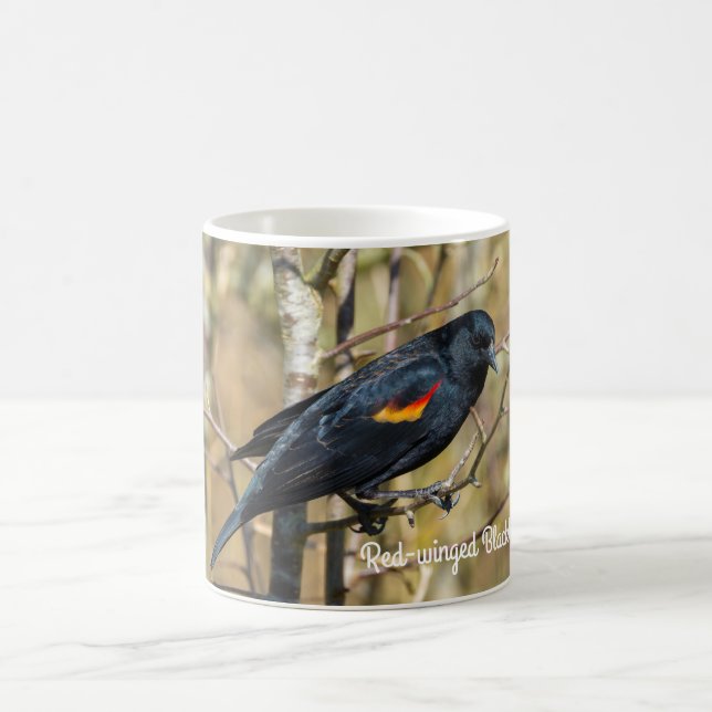 Red-winged Blackbird Coffee Mug (Center)