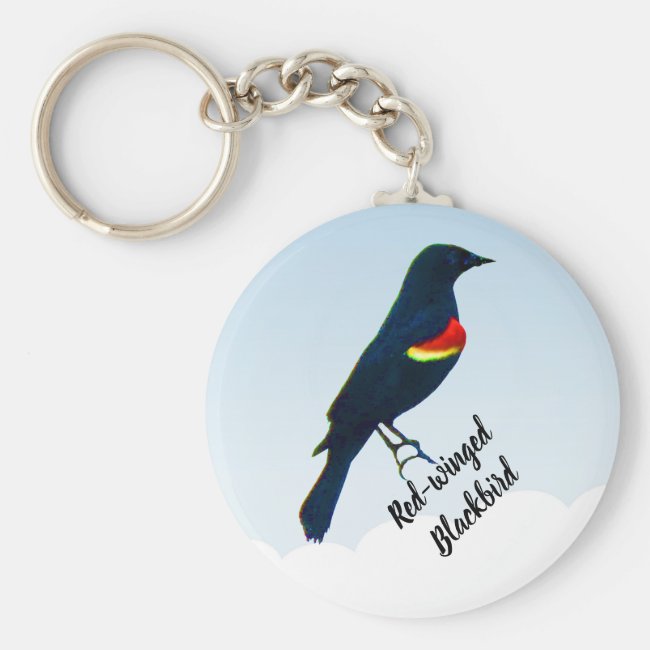 Red-winged Blackbird Keychain