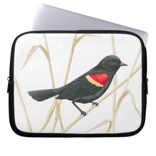 Red_Winged Blackbird Laptop Sleeve