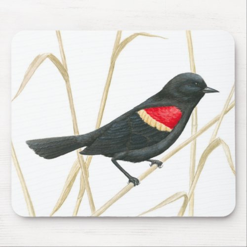 Red_Winged Blackbird Mousepad