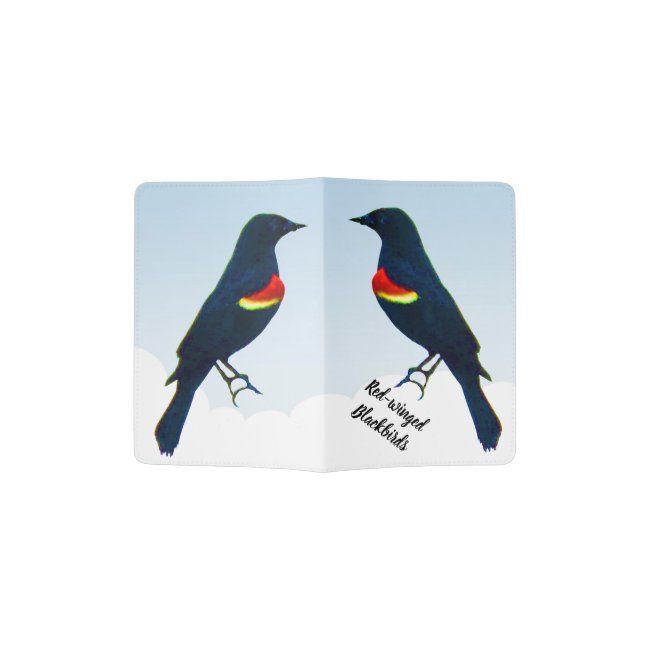Red-winged Blackbirds Passport Holder
