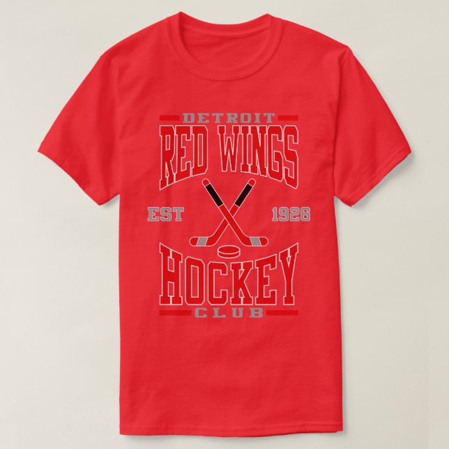 Red Wings Hockey Club T-Shirt (Design Front)