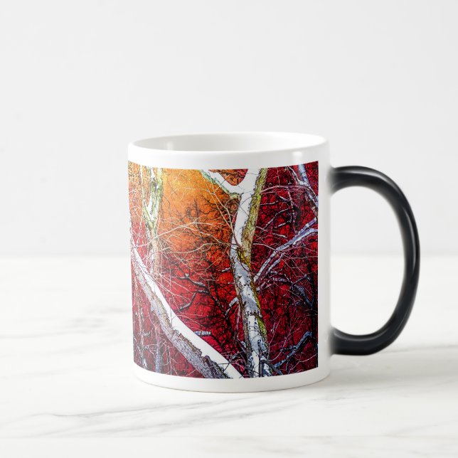 Red winter night color morph mug  (Right)