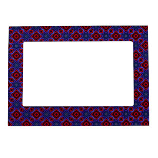 Red With Blue Stars Magnetic Frame