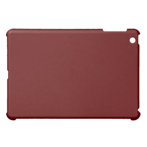 Red with Gold Glitter Border iPad iPad Mini Case | Zazzle