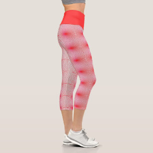 red with love capri leggings