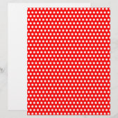 Red with Tiny White Dots (Front/Back)